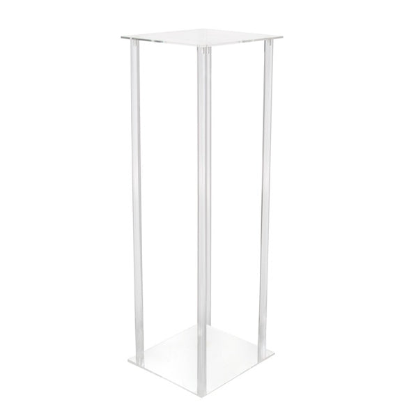 Clear Acrylic 60cm Wedding Centrepiece Flower Display Plinth Stand