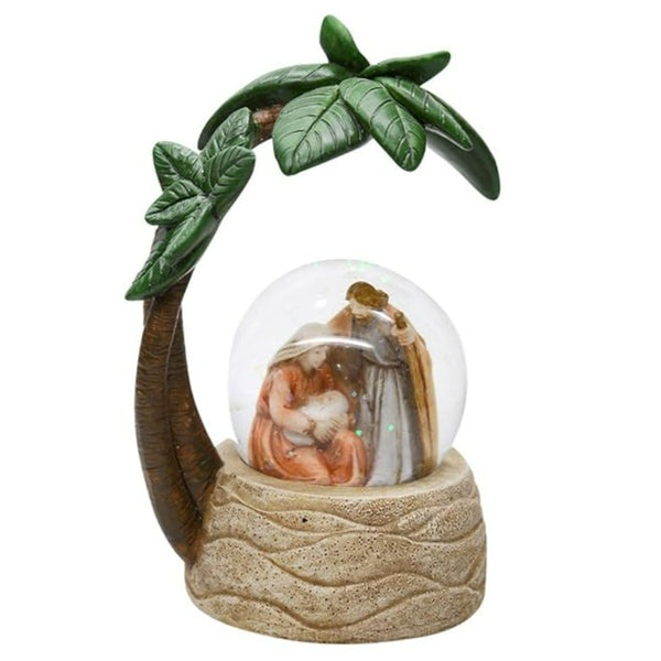 Christmas Religious Holy Family Glass Nativity Scene Water Ball Snow Globe Xmas Gift Waterball Jesus Christ Birth Saviour