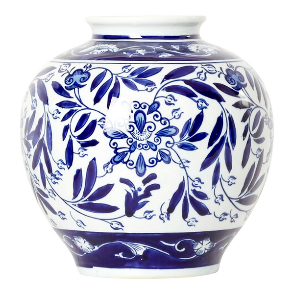 Blue & White Ceramic Posy Decorative Vase