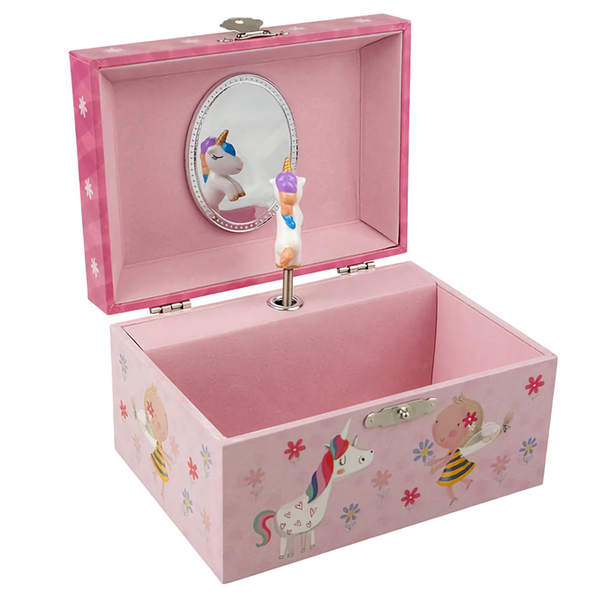 Girl's Pink Thelma Unicorn Musical Jewellery Box