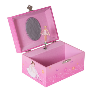 Girl's Pink Clara Ballerina Musical Jewellery Box