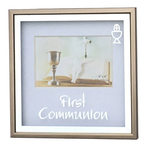 First Communion Photo Frame with Chalice Sign