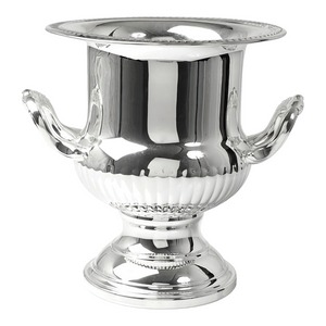 Silver Plated Trophy urn champagne Wine Cooler Bucket with Handles