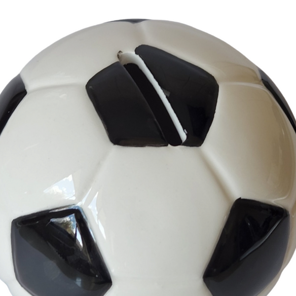 Children's BABY Ceramic Black & White Soccer Ball Money Box 10CM CHILDRENS CERAMIC SOCCER BALL MONEY BOX FOOTBLL CHRISTENING BABY SHOWER GIFT NEWBORN BABY GIFT BAPTISM CHRISTENING BIRTHDAY NEWBORN GIFT