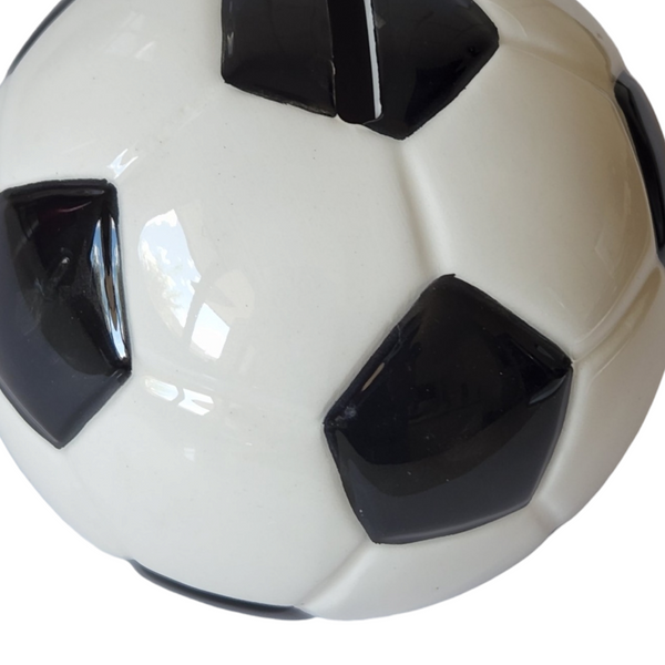 Children's BABY Ceramic Black & White Soccer Ball Money Box 10CM CHILDRENS CERAMIC SOCCER BALL MONEY BOX FOOTBLL CHRISTENING BABY SHOWER GIFT NEWBORN BABY GIFT BAPTISM CHRISTENING BIRTHDAY NEWBORN GIFT