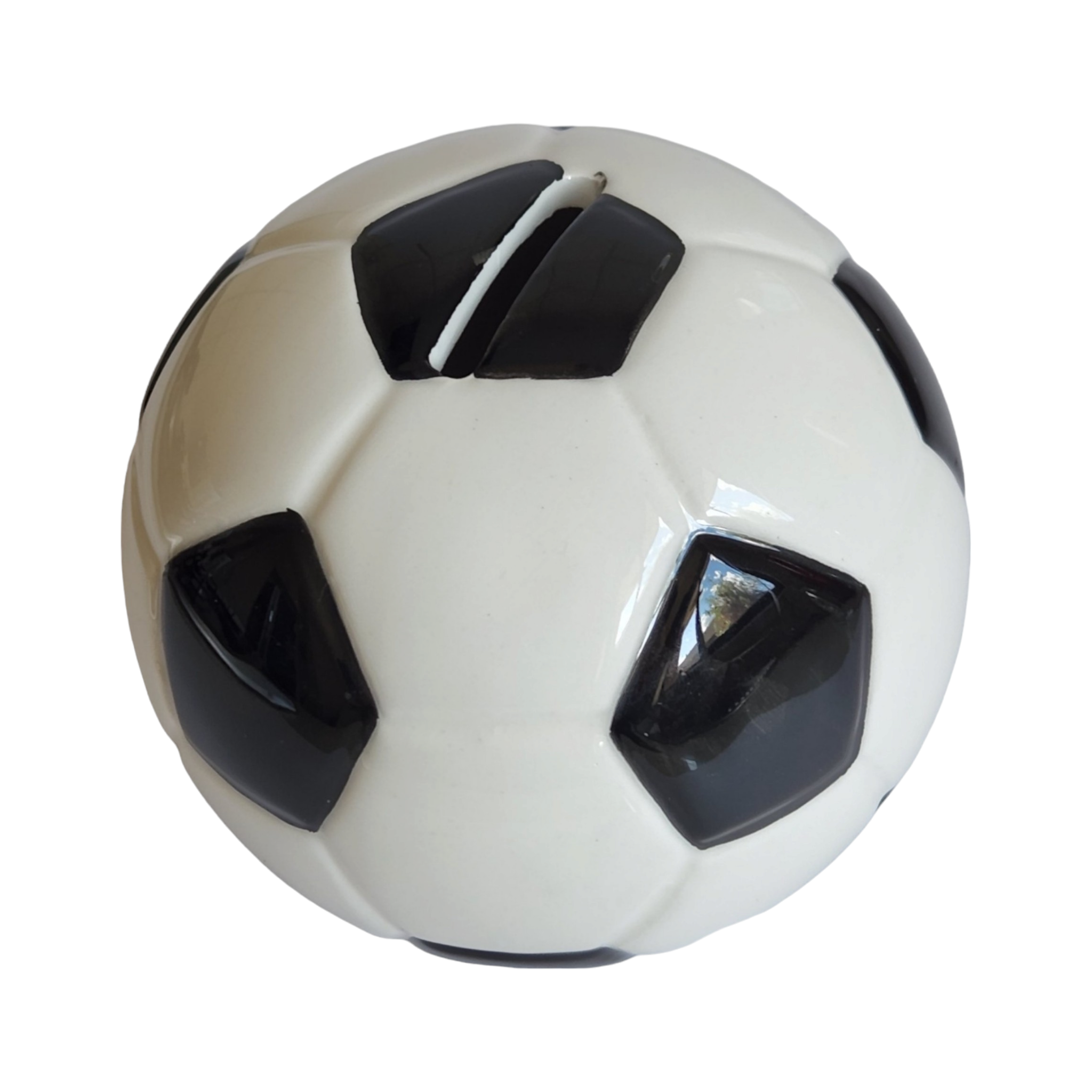 Children's BABY Ceramic Black & White Soccer Ball Money Box 10CM CHILDRENS CERAMIC SOCCER BALL MONEY BOX FOOTBLL CHRISTENING BABY SHOWER GIFT NEWBORN BABY GIFT BAPTISM CHRISTENING BIRTHDAY NEWBORN GIFT