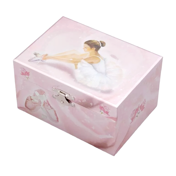 Girl's Pink Sasha Ballerina Musical Jewellery Box