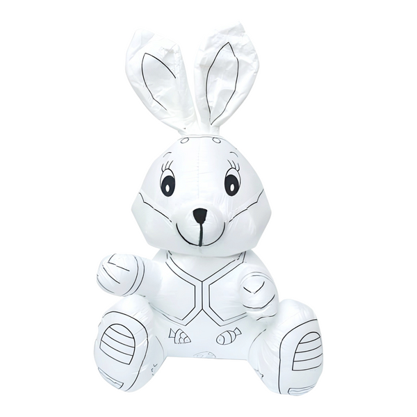 White Colour in Craft Toy Rabbit & Marker Pens in PVC Bag