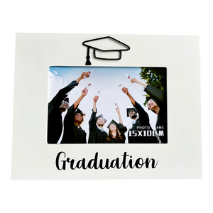 White Graduation Photo Frame