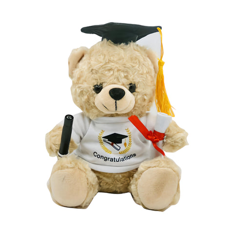 Soft Graduation Message Signature Teddy Bear & Pen- 20cm