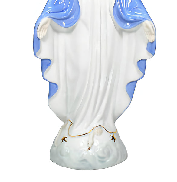 Holy Mother Mary Praying with Open Arms Ceramic Religious Statue