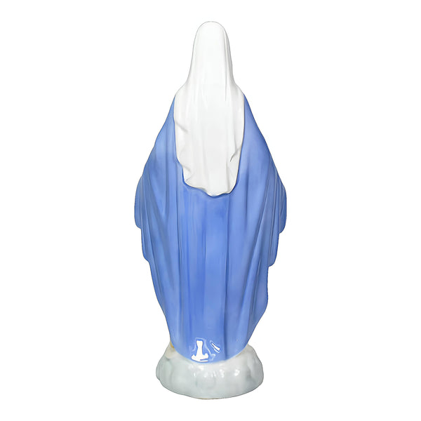 Holy Mother Mary Praying with Open Arms Ceramic Religious Statue