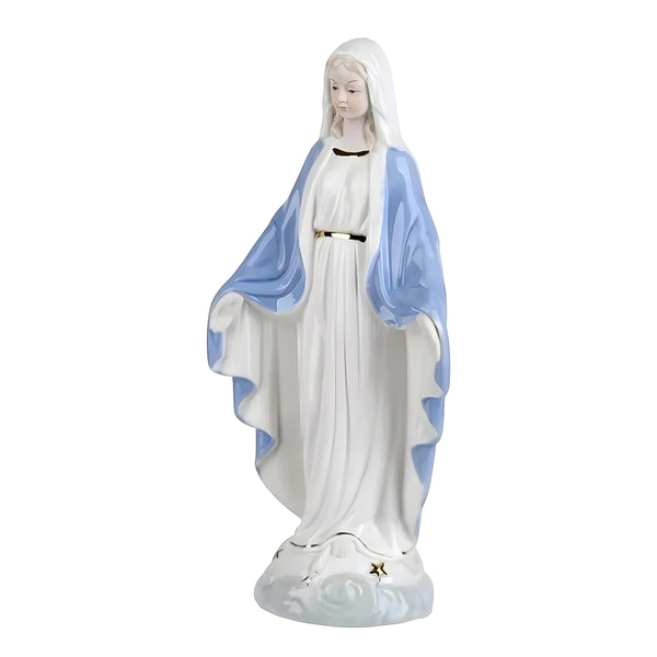 Holy Mother Mary Praying with Open Arms Ceramic Religious Statue