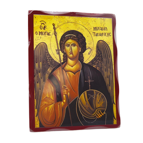 Orthodox Saint Michael Icon Plaque