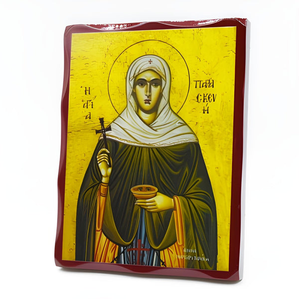 Orthodox Saint Paraskevi Icon Plaque