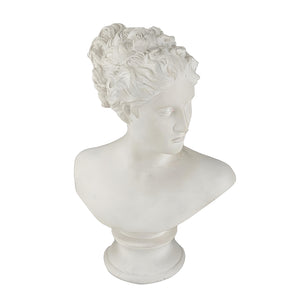 White Lady Bust Mythology Statue