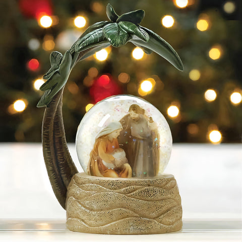 Christmas Nativity Holy Family Scene Waterball Globe