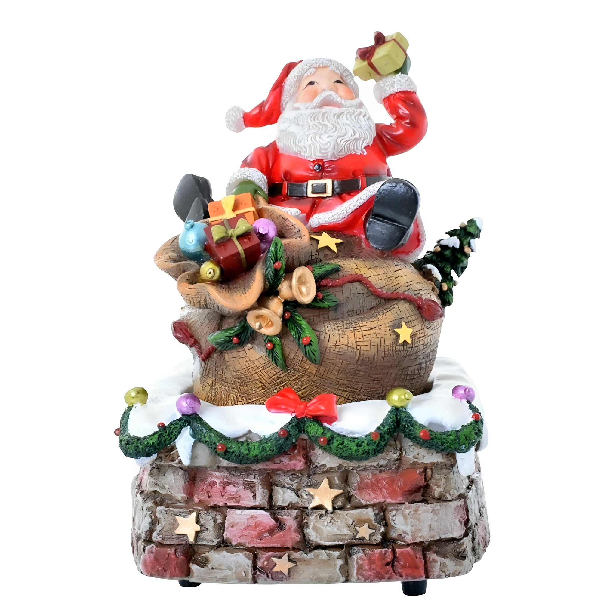 Musical Christmas Santa with Sack