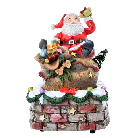 Musical Christmas Santa with Sack