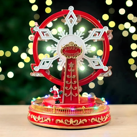 Musical LED Light Up Christmas Ferris Wheel