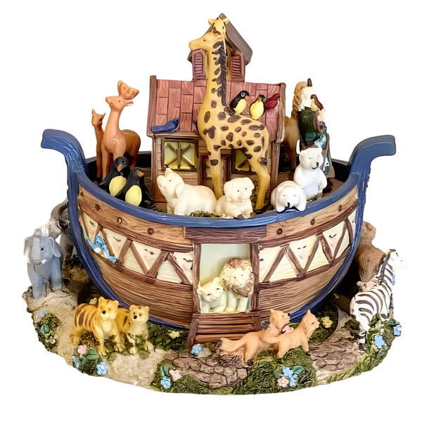 Noah's Ark Rotating Musical Carousel Merry Go Round