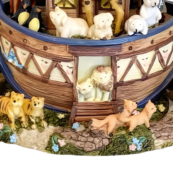 Noah's Ark Rotating Musical Carousel Merry Go Round