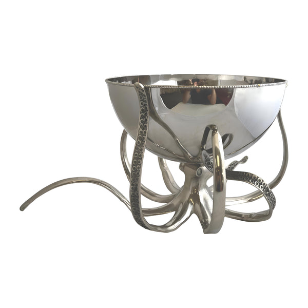 Silver Plated Octopus Stand & Bowl