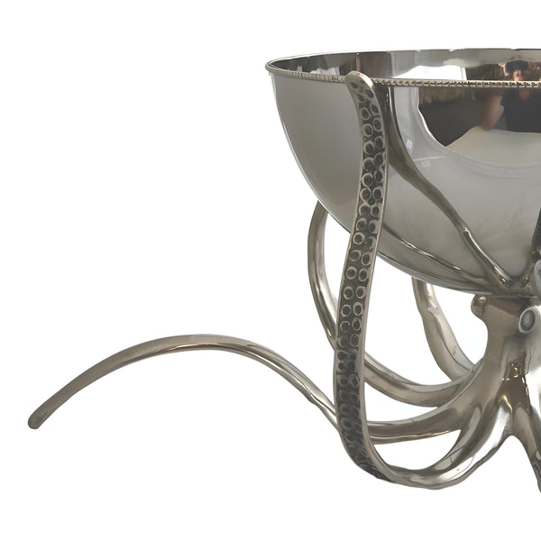 Silver Plated Octopus Stand & Bowl