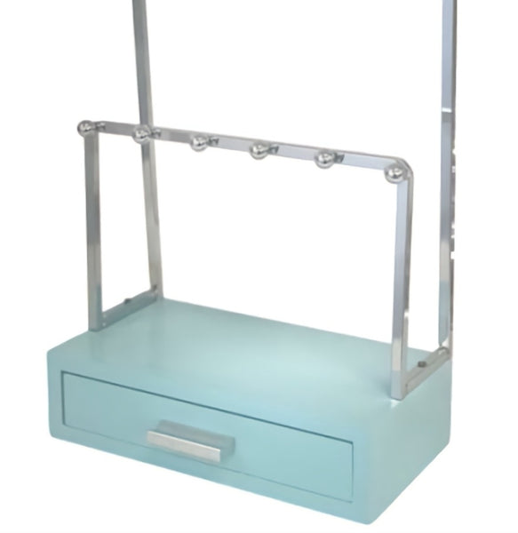 Tiffany Blue Jewellery Stand Holder with Drawer