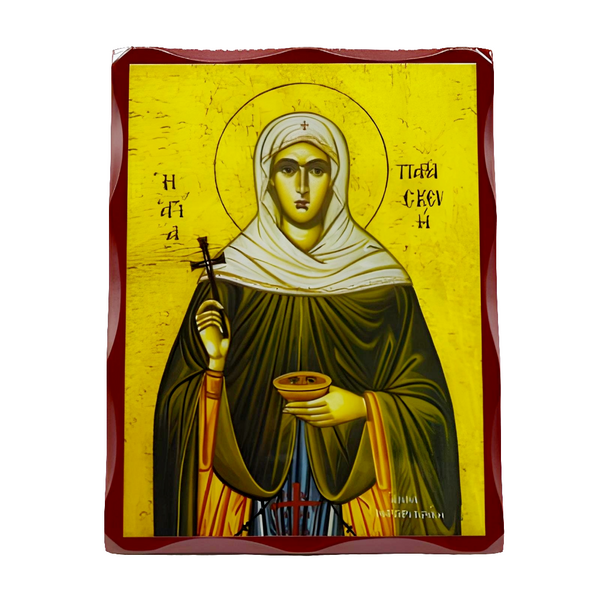 Orthodox Saint Paraskevi Icon Plaque