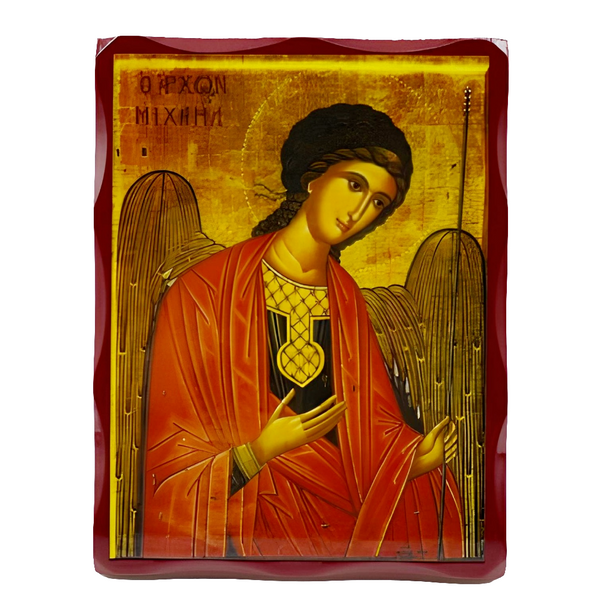 Orthodox Saint Michael Icon Plaque