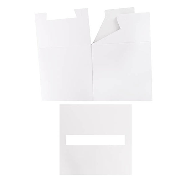 Plain gloss White Wedding Wishing Well Money Gift Card Box engagement baptism christening birthday party