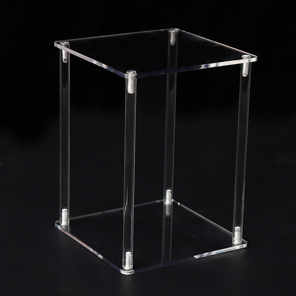 Clear Acrylic 20cm Wedding Centrepiece Flower Table Display Plinth Stand wedding party events table venue decor flower arrangement square plinths