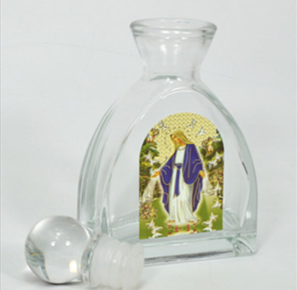 Holy Water Bottle, Holy Water, Holy Water Glass Bottle, Holy Water, Holy Oil, Catholic, Christian, Christening, Baptism, Oil Bottle, Christening Favour, Gift, Bomboniere, Favours, Gifts, Guests Gift, DIY, BLESSED HOLY VIRGIN MOTHER MARY