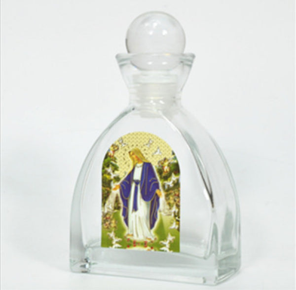 Holy Water Bottle, Holy Water, Holy Water Glass Bottle, Holy Water, Holy Oil, Catholic, Christian, Christening, Baptism, Oil Bottle, Christening Favour, Gift, Bomboniere, Favours, Gifts, Guests Gift, DIY, BLESSED HOLY VIRGIN MOTHER MARY