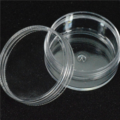 Set 12 Clear Round Acrylic Perspex Fillable Favour Box