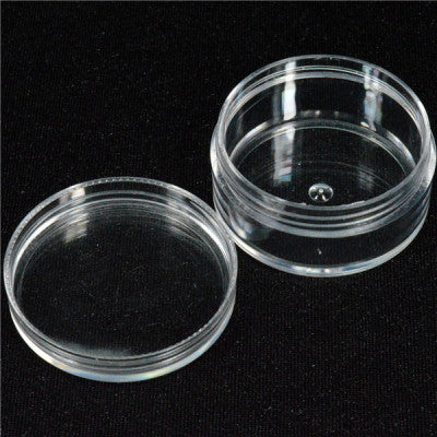 Set 12 Clear Round Acrylic Perspex Fillable Favour Box