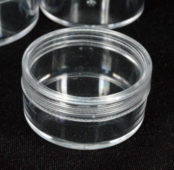 Set 12 Clear Round Acrylic Perspex Fillable Favour Box