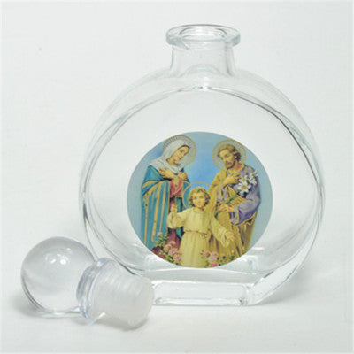 Holy Jesus Christ, Mother Mary, Virgin Mary, Holy Water Bottle, Holy Water, Holy Water Glass Bottle, Holy Water, Holy Oil, Catholic, Christian, Christening, Baptism, Oil Bottle, Christening Favour, Gift, Bomboniere, Favours, Gifts, Guests Gift, DIY, The Holy Family, Joseph and Mary, Joseph & Mary, Η Αγία Οικογένεια, Doxaras RELIGIOUS CATHOLIC CHRISTIAN THE HOLY FAMILY GLASS EMPTY HOLY WATER BOTTLE