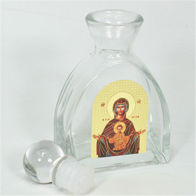 Holy Jesus Christ, Mother Mary, Virgin Mary, Holy Water Bottle, Holy Water, Holy Water Glass Bottle, Holy Water, Holy Oil, Orthodox, Christening, Baptism, Oil Bottle, Christening Favour, Gift, Bomboniere, Favours, Gifts, Guests Gift, DIY