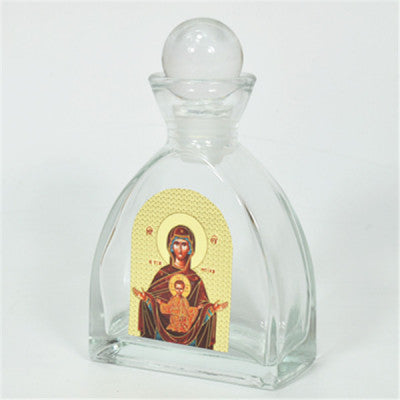 Holy Jesus Christ, Mother Mary, Virgin Mary, Holy Water Bottle, Holy Water, Holy Water Glass Bottle, Holy Water, Holy Oil, Orthodox, Christening, Baptism, Oil Bottle, Christening Favour, Gift, Bomboniere, Favours, Gifts, Guests Gift, DIY