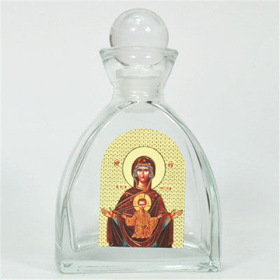 Holy Jesus Christ, Mother Mary, Virgin Mary, Holy Water Bottle, Holy Water, Holy Water Glass Bottle, Holy Water, Holy Oil, Orthodox, Christening, Baptism, Oil Bottle, Christening Favour, Gift, Bomboniere, Favours, Gifts, Guests Gift, DIY